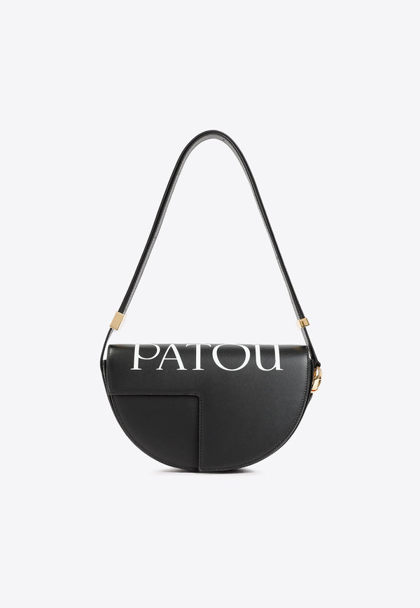 Logo Leather Shoulder Bag