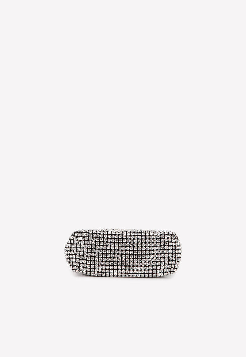 Medium Heiress Crystal-Mesh Pouch