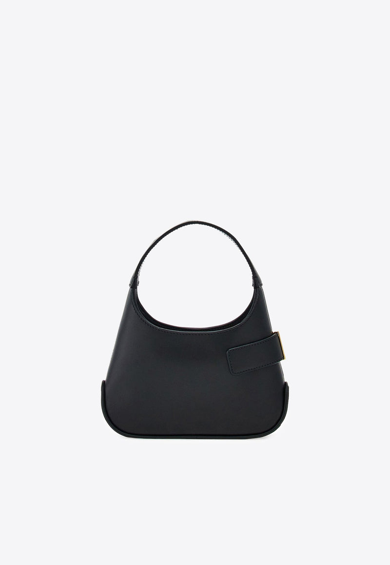 Mini Leather Hobo Bag