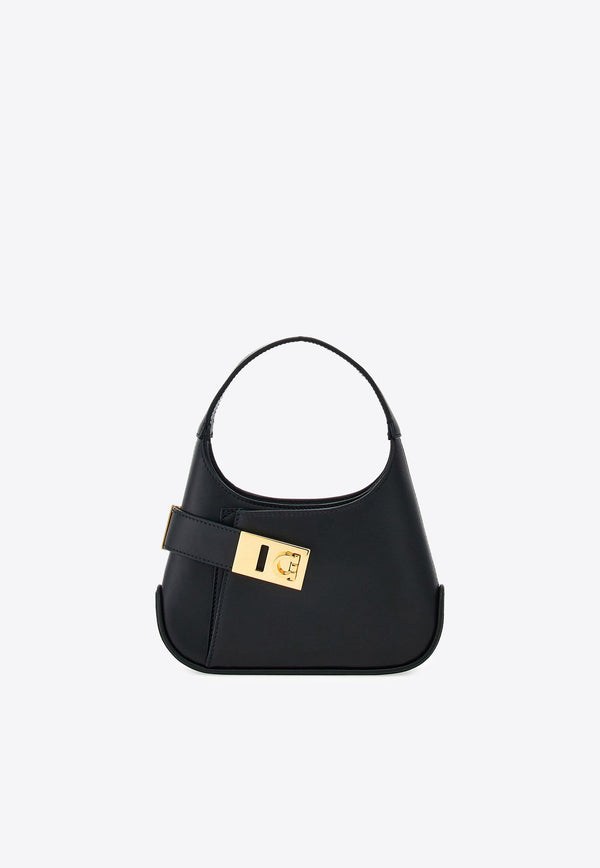 Mini Leather Hobo Bag