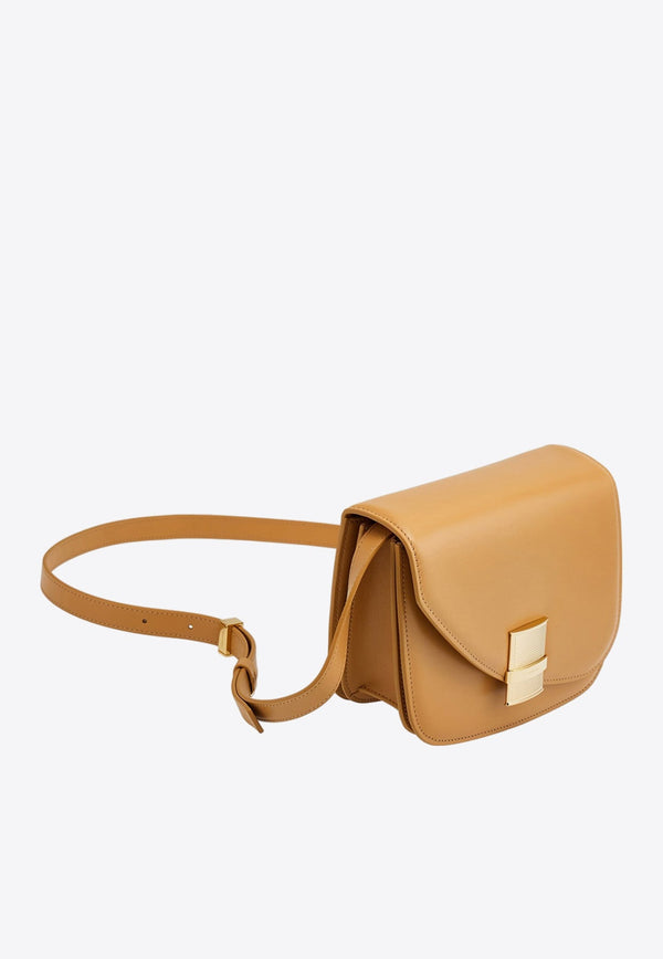 Small Fiamma Leather Crossbody Bag