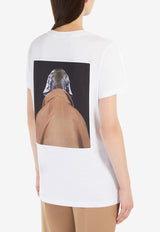 Cipria Graphic Print Jersey T-shirt