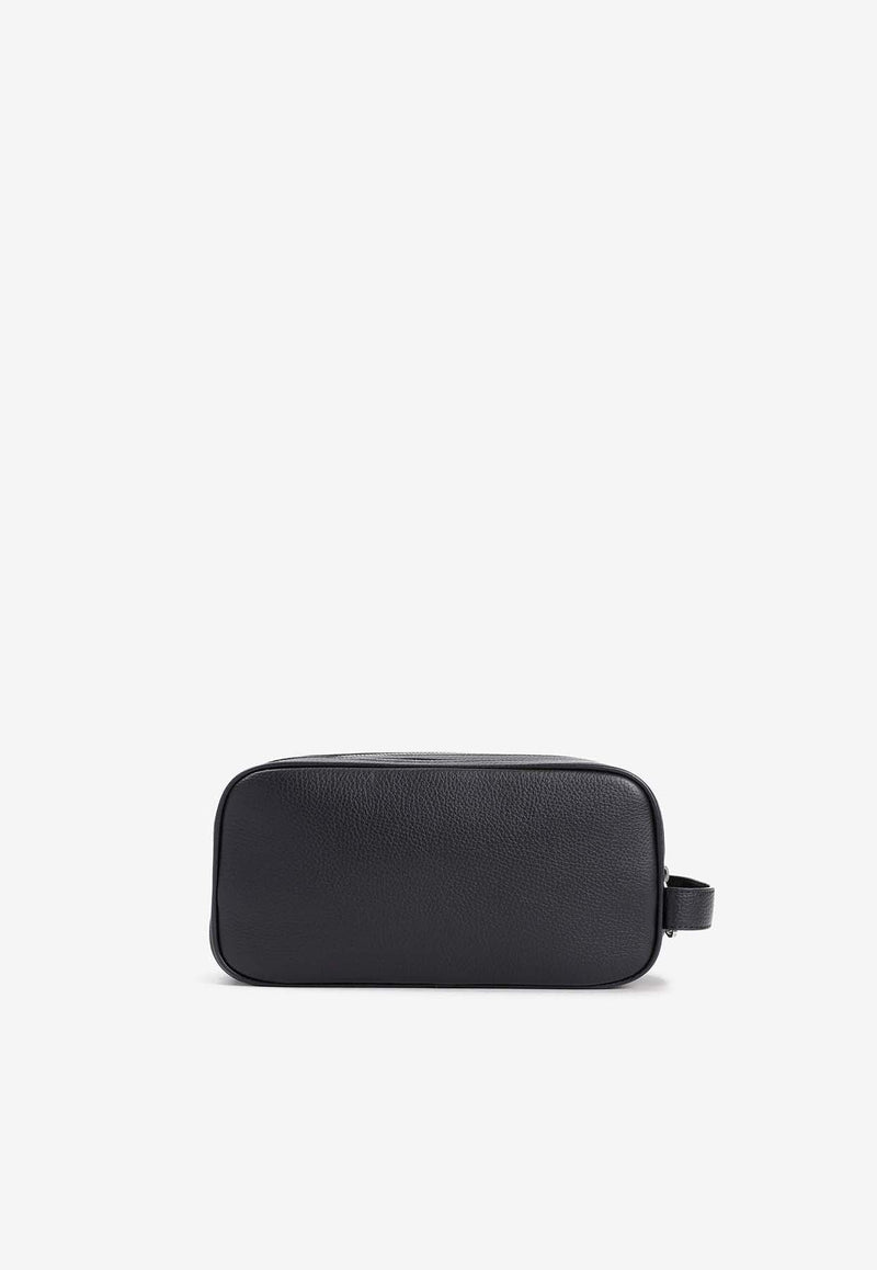 Logo Leather Pouch