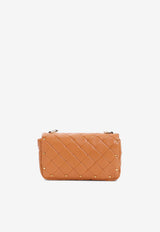 Rockstud Spike Quilted Leather Crossbody Bag