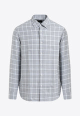 Checked Long-Sleeved Shirt