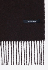 Logo Wool Scarf