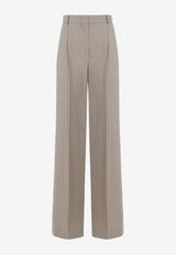 Segale Straight-Leg Wool-Blend Pants