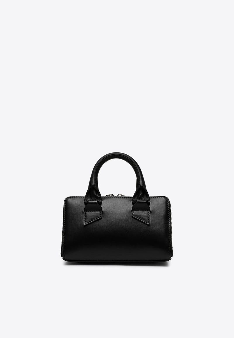 Mini Friday Calf Leather Top Handle Bag