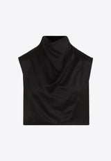 Sleeveless High-Neck Top