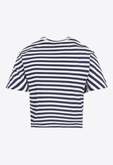 Logo-Printed Striped T-shirt