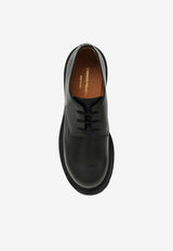 Lace-Up Leather Derby Shoes