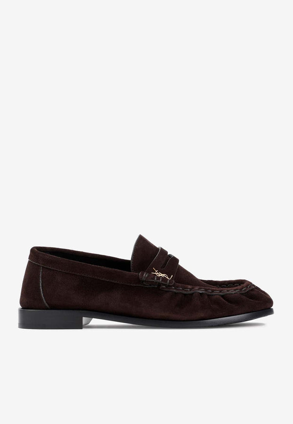 Suede Penny Loafers