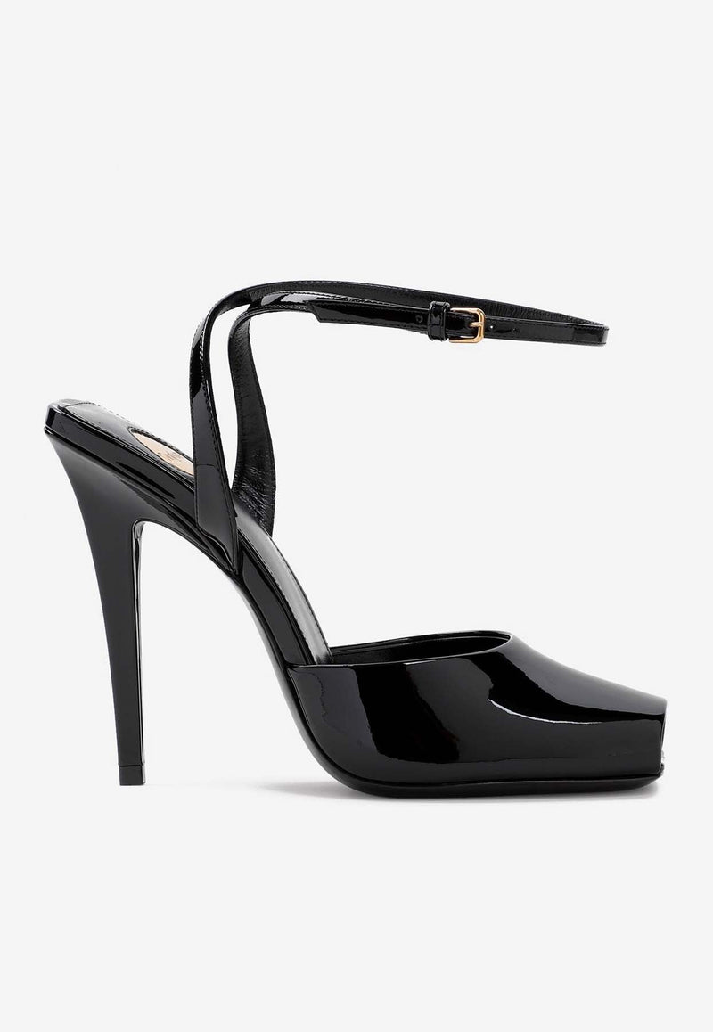 La Scandale 110 Patent Leather Sandals