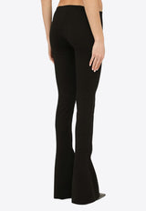 Flared Pants with Cut-Out Detail