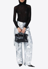 Divina Metallic Cargo Pants