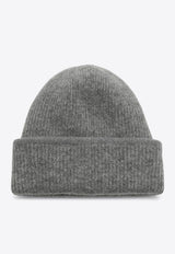 Knitted Beanie in Wool Blend