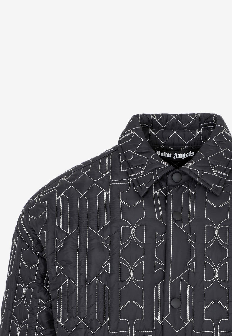 Quilted Overshirt in Tech Fabric