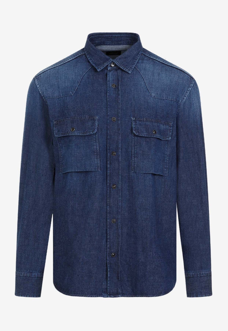 Denim Western Shirt