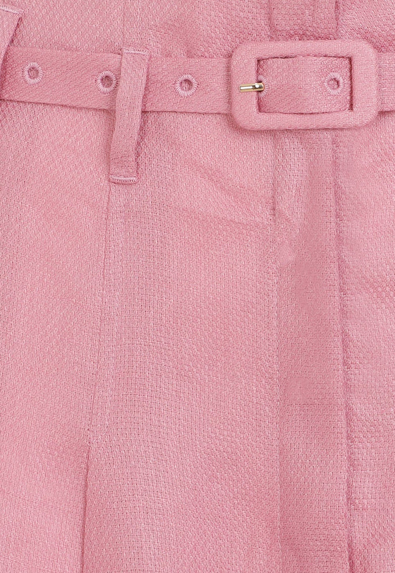 Dugald Pleated Midi Skirt