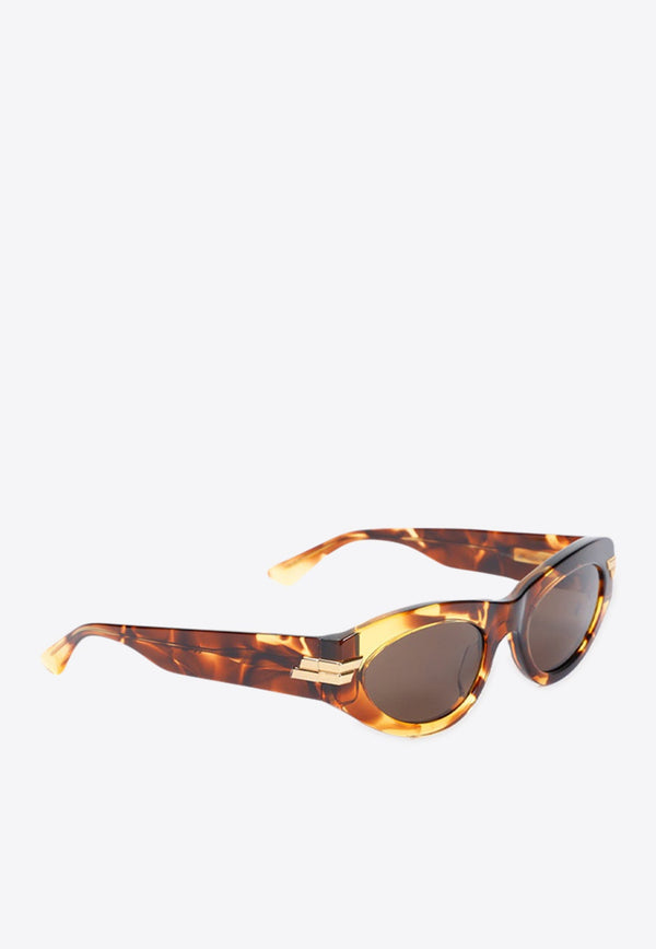 Havana Cat-Eye Sunglasses