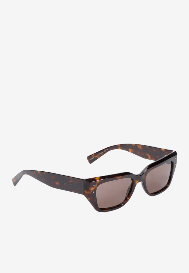 Rectangular Acetate Sunglasses