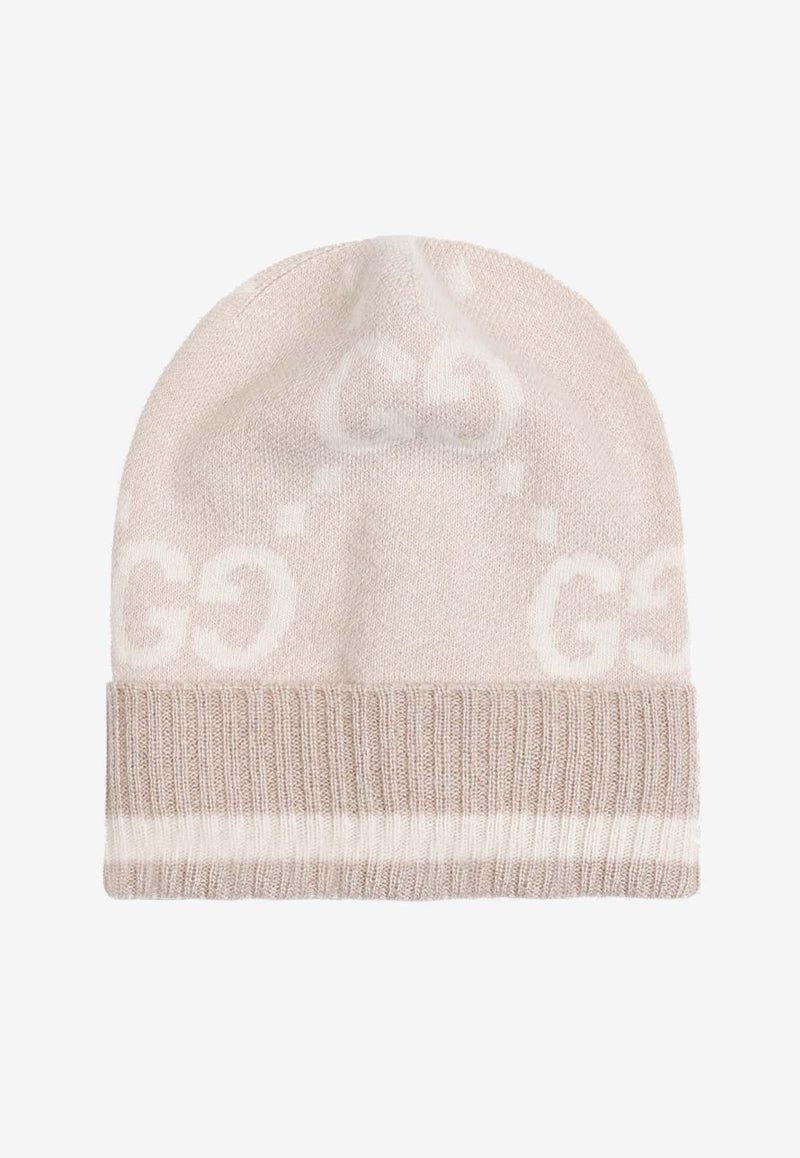 GG Jacquard Knitted Beanie