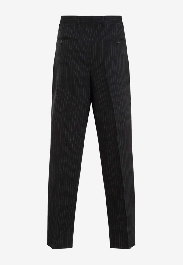 Pinstripe Tailored Pants