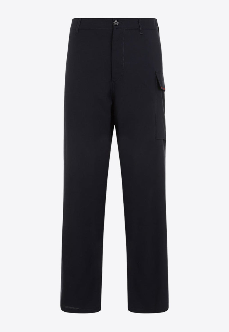 Virgin Wool Cargo Pants