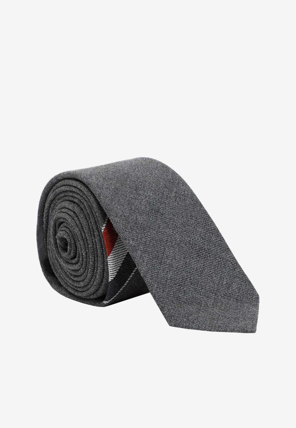 Stripe Wool Necktie