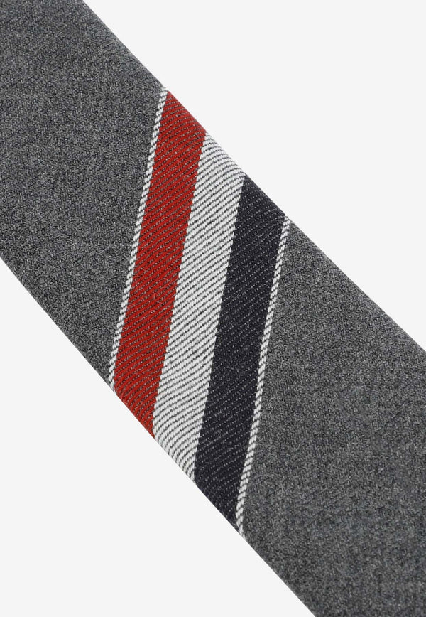 Stripe Wool Necktie