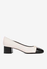 Cap-Toe 45 Leather Pumps