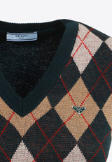 Argyle V-neck Sweater Vest