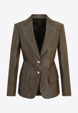 Boucle Single-Breasted Blazer