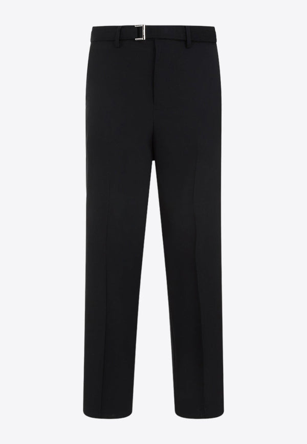 Straight-Leg Tailored Pants