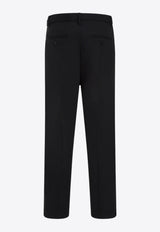 Straight-Leg Tailored Pants