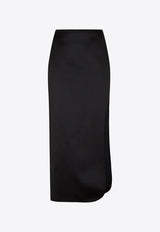 Wick Asymmetric Midi Skirt