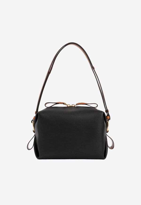 Pillow Shoulder Bag in Calf Leather