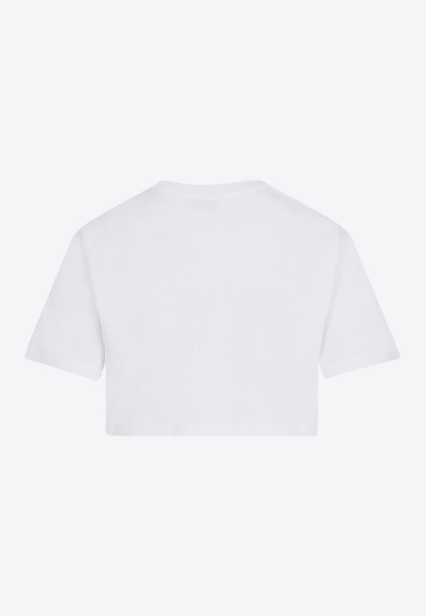 Curb Embroidered Cropped T-shirt