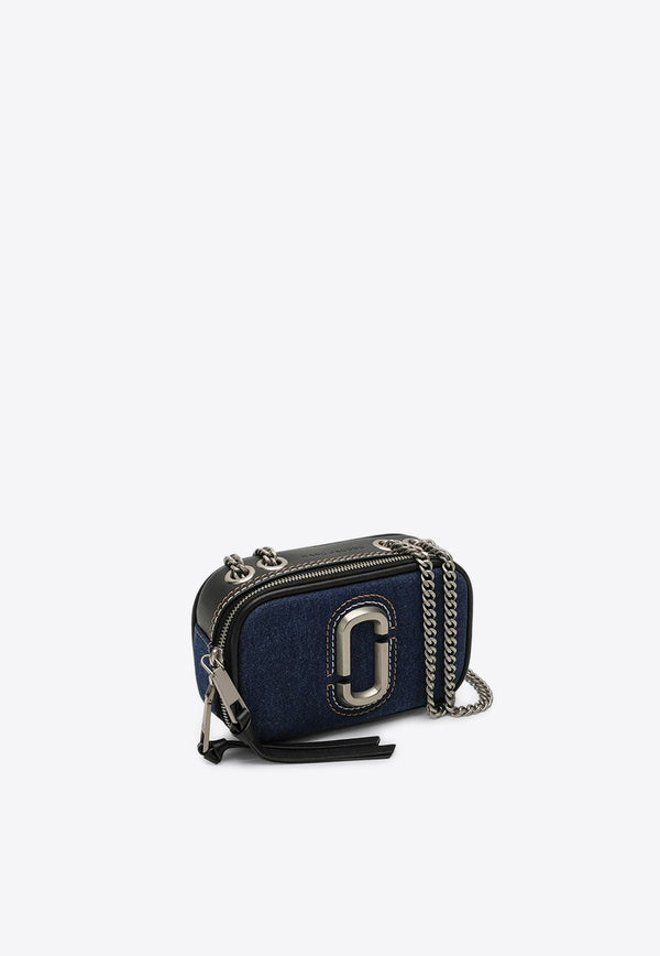 Snapshot Denim Chain Shoulder Bag