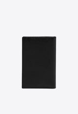 Triangle Logo Vertical Bi-Fold Wallet