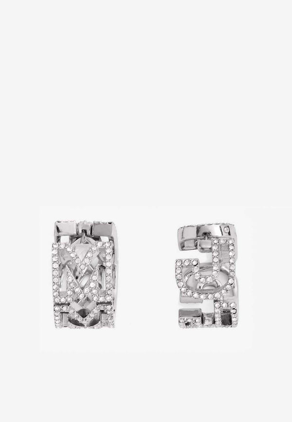 Monogram Crystal-Embellished Earrings