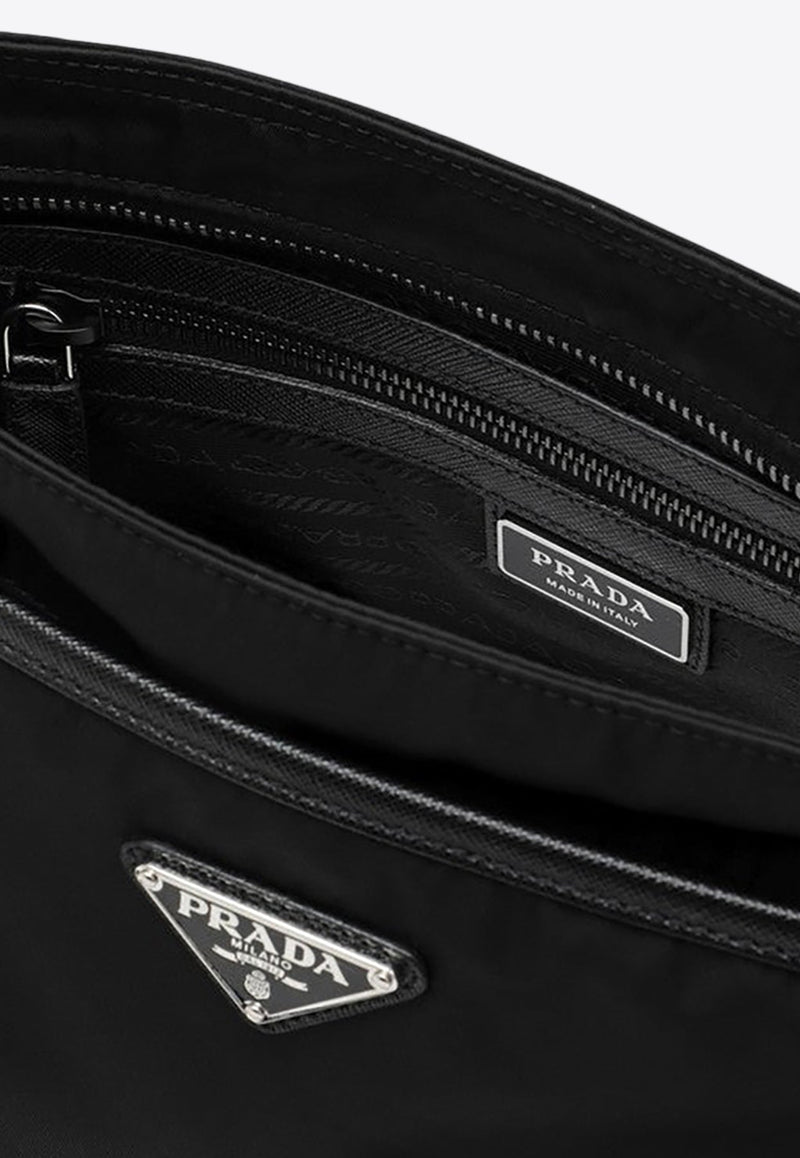 Re-Nylon Logo Messenger Bag