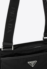 Re-Nylon Logo Messenger Bag