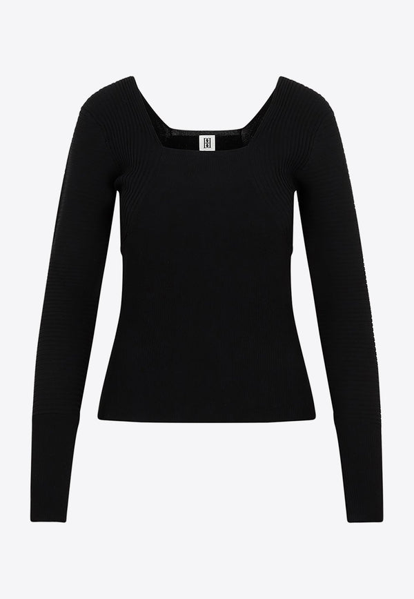 Laril Long-Sleeved Knit Top