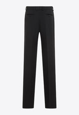 Flared Wool Pants