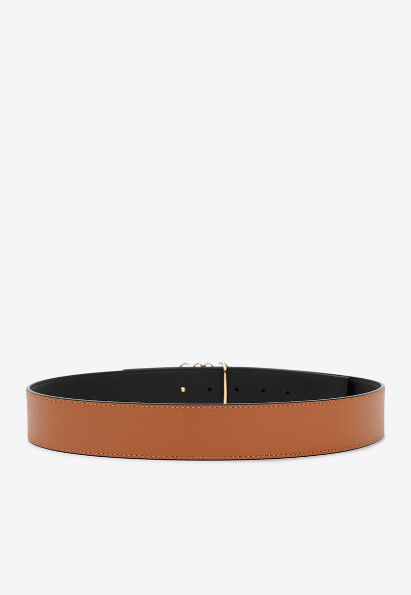 Reversible Anagram Leather Belt