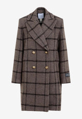 Checked Tailored Coat