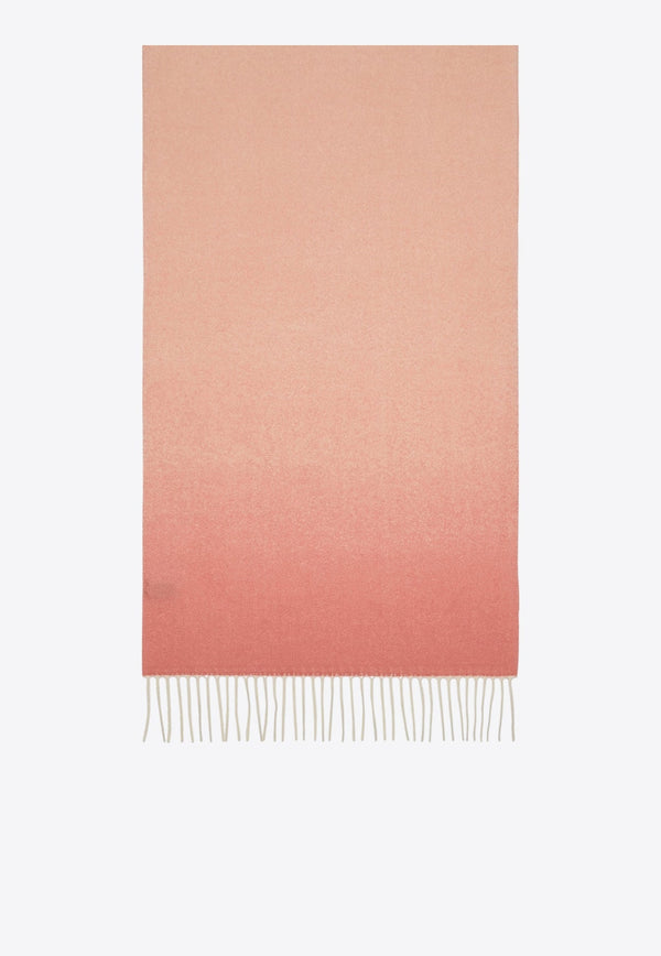 Logo Jacquard Cashmere Scarf