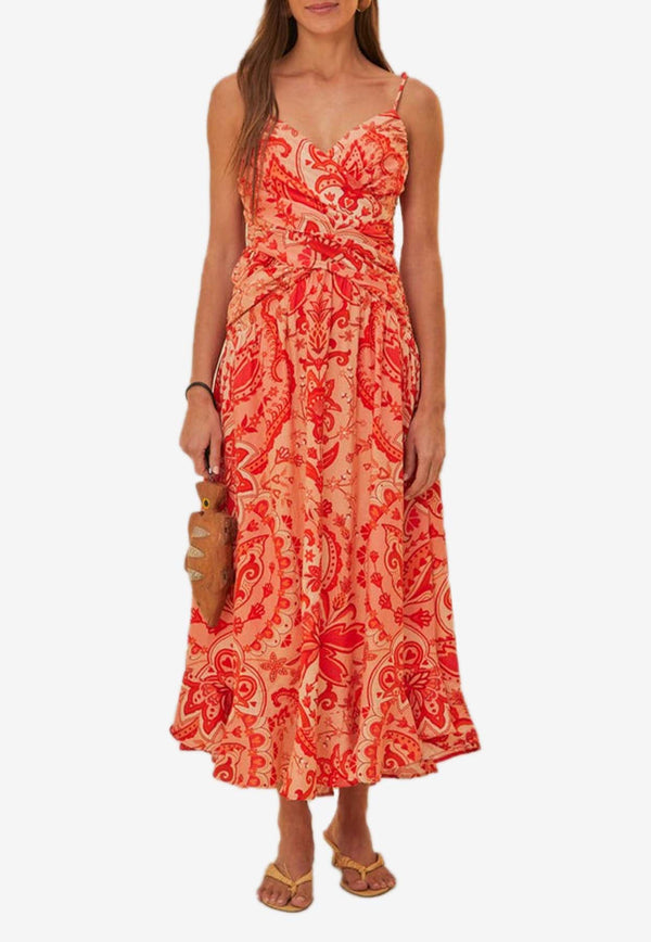 Jaipur Paisley Print Maxi Dress