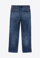 Boys Washed Denim Pants